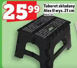 Topaz Taboret składany Alex II wys. 21 cm oferta