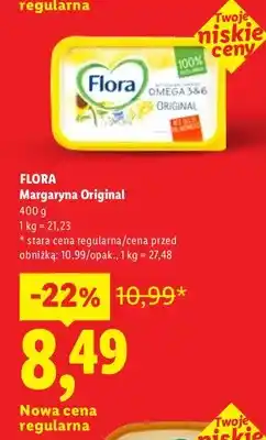 Lidl Margaryna Original Flora oferta