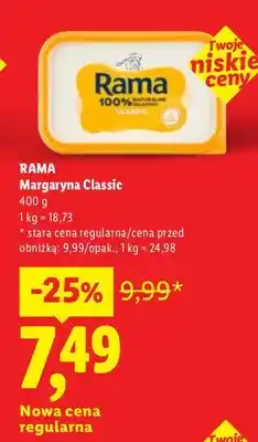 Lidl Margaryna Classic Rama oferta