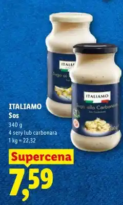 Lidl Sos 4 sery lub carbonara oferta
