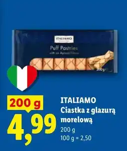 Lidl Ciastka z glazurą morelową oferta