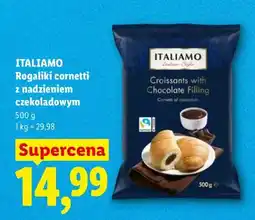 Lidl Rogaliki cornetti z nadzieniem czekoladowym oferta