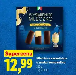 Lidl Mleczko w czekoladzie o smaku bombardino oferta