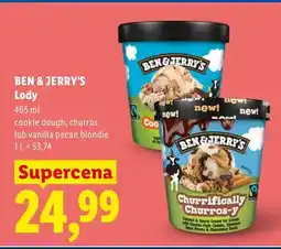 Lidl Lody cookie dough, churros lub vanilla pecan blondie oferta