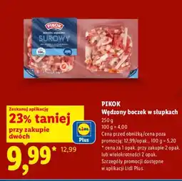 Lidl Wędzony boczek w słupkach oferta