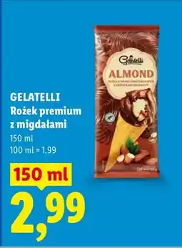 Lidl Rożek premium z migdałami oferta
