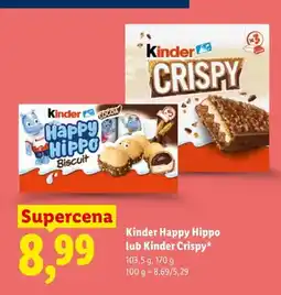 Lidl Baton Happy Hippo lub Crispy oferta