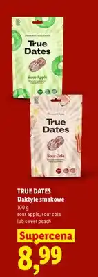 Lidl Daktyle smakowe sour apple, sour cola lub sweet peach oferta