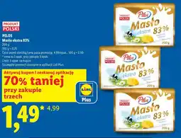 Lidl Pilos Masło ekstra 83% oferta