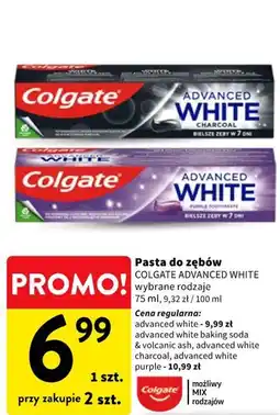 Intermarche Pasta do zębów COLGATE ADVANCED WHITE wybrane rodzaje oferta