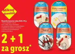 Lidl NIXE Wszystkie konserwy rybne oferta