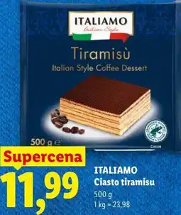 Lidl ITALIAMO Ciasto tiramisu oferta