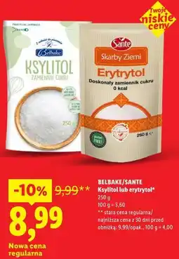 Lidl Ksylitol lub erytrytol oferta