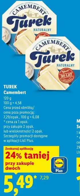 Lidl TUREK Camembert oferta