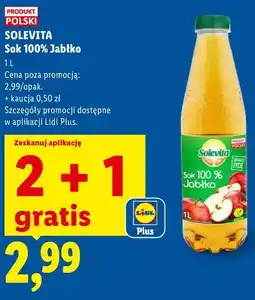 Lidl Sok 100% Jabłko oferta