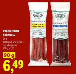 Lidl PIKOK PURE Kabanosy oferta