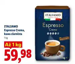 Lidl ITALIAMO Espresso Crema, kawa ziarnista oferta
