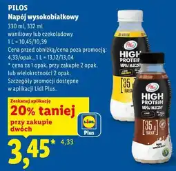 Lidl PILOS Napój wysokobiałkowy oferta