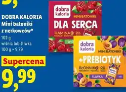 Lidl DOBRA KALORIA Mini batoniki z nerkowców oferta