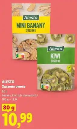 Lidl Suszone owoce oferta