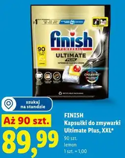 Lidl FINISH Kapsułki do zmywarki Ultimate Plus, XXL oferta