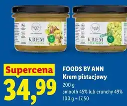 Lidl FOODS BY ANN Krem pistacjowy oferta
