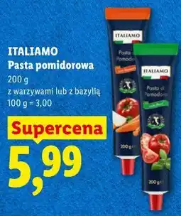 Lidl ITALIAMO Pasta pomidorowa oferta