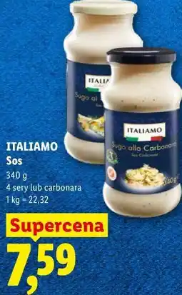 Lidl ITALIAMO Sos 4 sery lub carbonara oferta