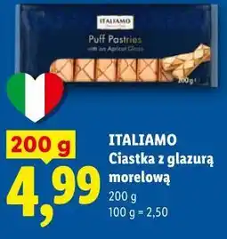 Lidl Ciastka z glazurą morelową ITALIAMO oferta