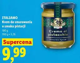 Lidl ITALIAMO Krem do smarowania o smaku pistacji oferta