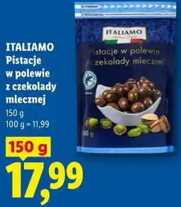 Lidl Pistacje w polewie z czekolady mlecznej ITALIAMO oferta