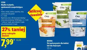 Lidl CIEN Mydło w płynie, opakowanie uzupełniające oferta