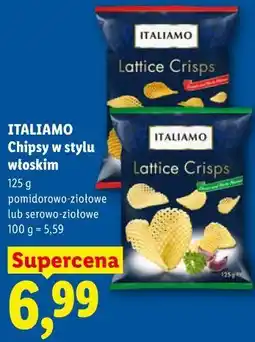 Lidl Chipsy w stylu włoskim ITALIAMO oferta