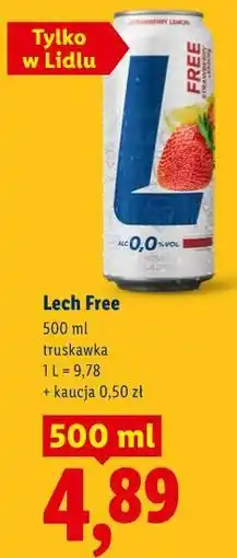 Lidl Lech Free truskawka oferta
