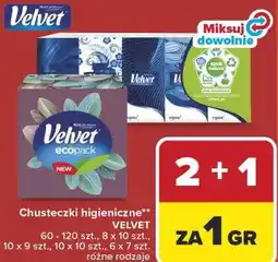 Carrefour Chusteczki higieniczne VELVET oferta