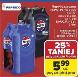 Carrefour Napój gazowany PEPSI, PEPSI ZERO oferta