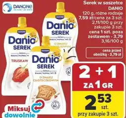 Carrefour Serek w saszetce DANIO oferta