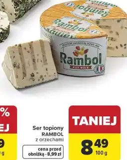 Carrefour Ser topiony RAMBOL z orzechami oferta