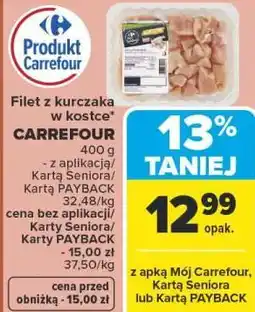 Carrefour Filet z kurczaka w kostce CARREFOUR oferta