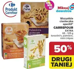Carrefour Wszystkie ciasteczka aperitif Carrefour Extra oferta