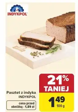 Carrefour Pasztet z indyka INDYKPOL oferta