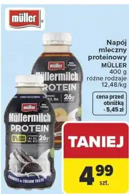Carrefour Napój mleczny proteinowy MÜLLER oferta