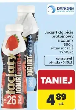 Carrefour Jogurt do picia proteinowy ŁACIATY oferta