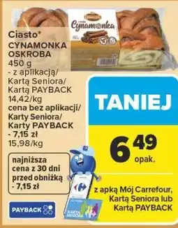 Carrefour Ciasto* CYNAMONKA oferta