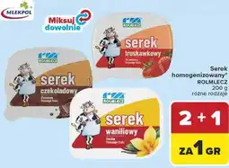 Carrefour Serek homogenizowany* ROLMLECZ 200 g różne rodzaje oferta