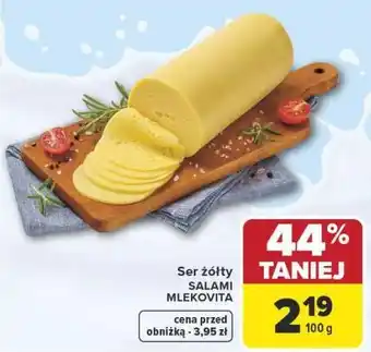 Carrefour Ser żółty salami oferta