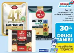 Carrefour Ser żółty proteinowy, ser topiony proteinowy oferta