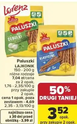Carrefour Paluszki LAJKONIK oferta