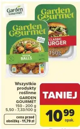 Carrefour Wszystkie produkty roślinne GARDEN GOURMET oferta