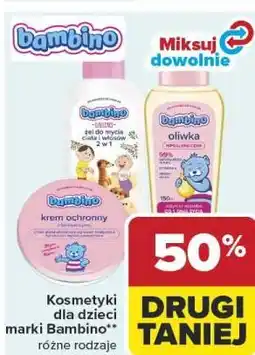 Carrefour Kosmetyki dla dzieci marki Bambino różne rodzaje oferta